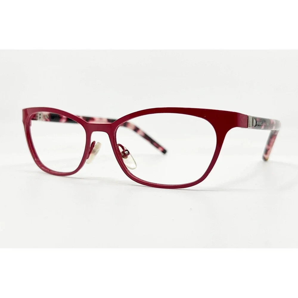 Marc Jacobs Eyeglasses Womens Red Tortoise Cat Eye MARC 11 52-17-140